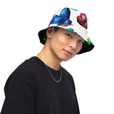 Gem Print Reversible bucket hat